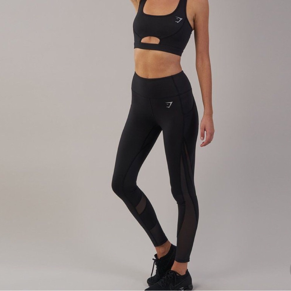 Gymshark Sleek Sculpture Black Leggings